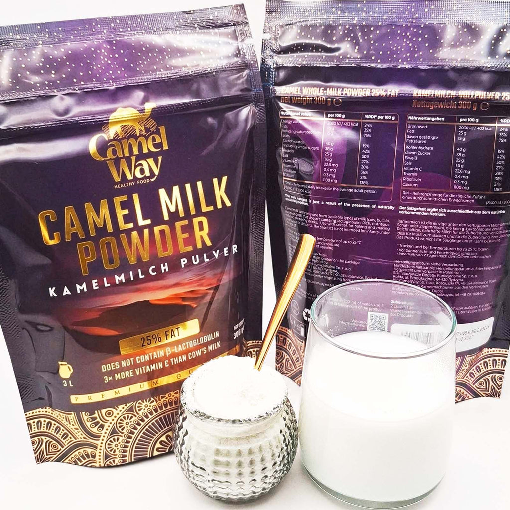 Camel Milk Powder 9L (900g) - 100% Pure A2 Whole Milk, Lactose Free, Natural Lactoferrin