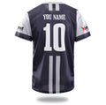 Sublimated Grey Design Soccer Jersey