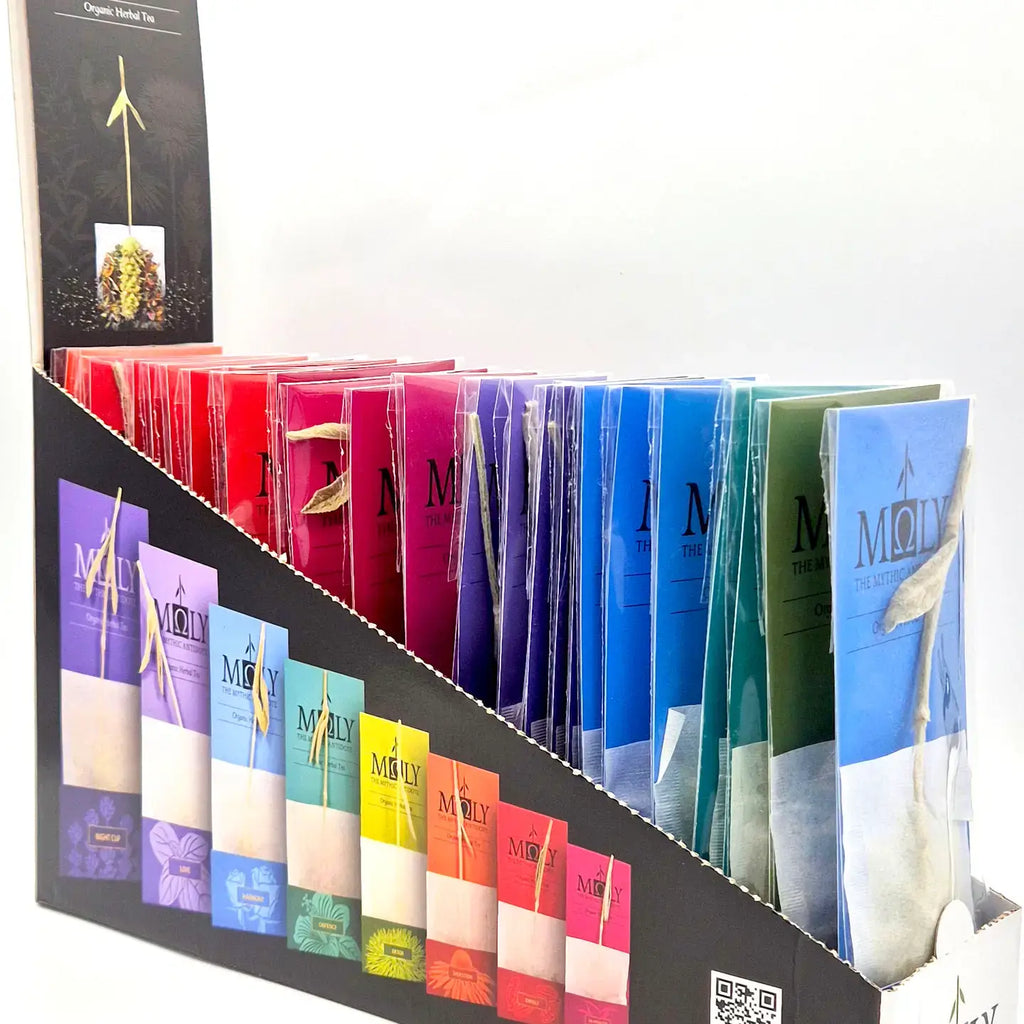 Display Box Moly Kräutertee für HoReCa
