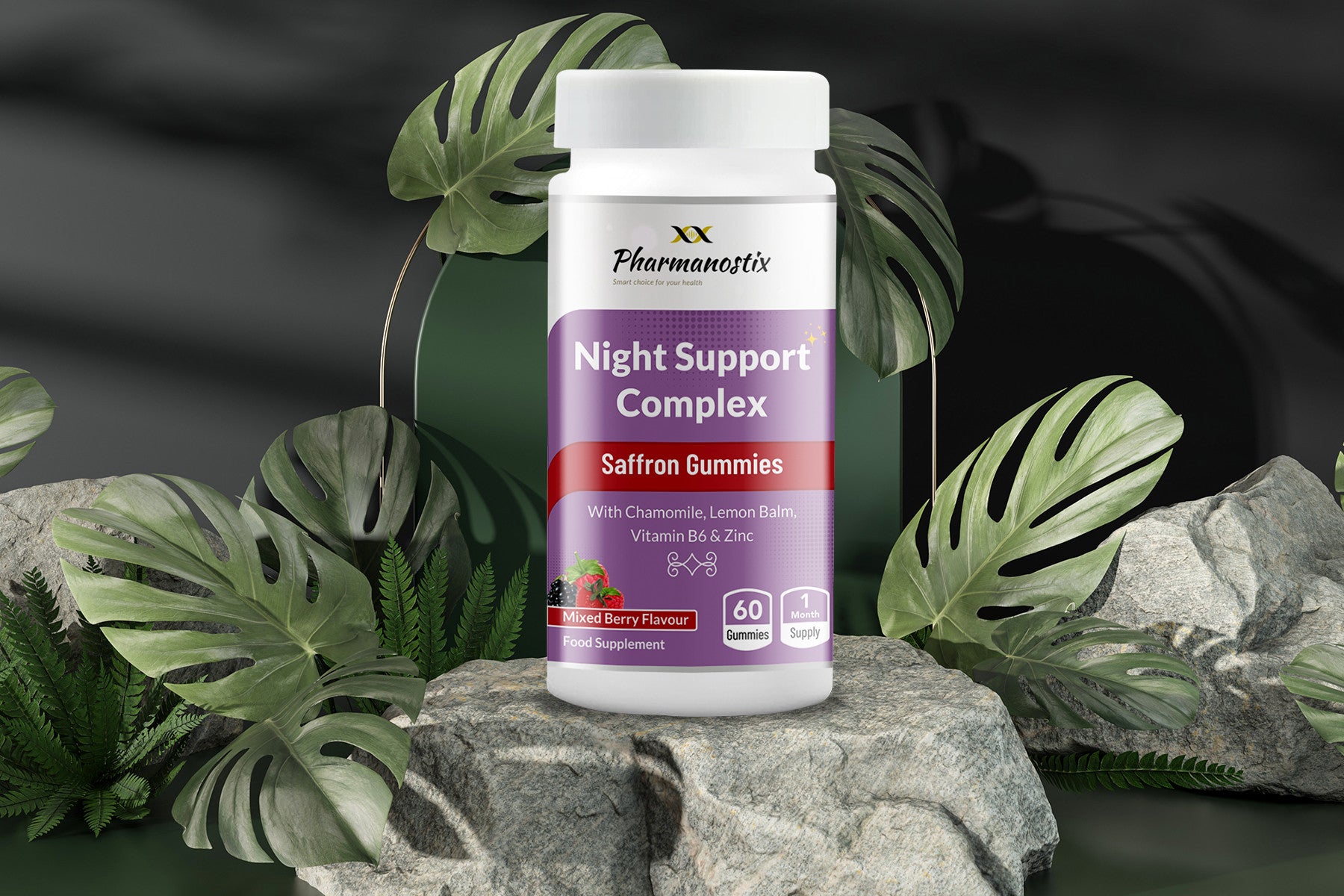 Night Support Complex Vegan & Sugar-Free Gummies (60)