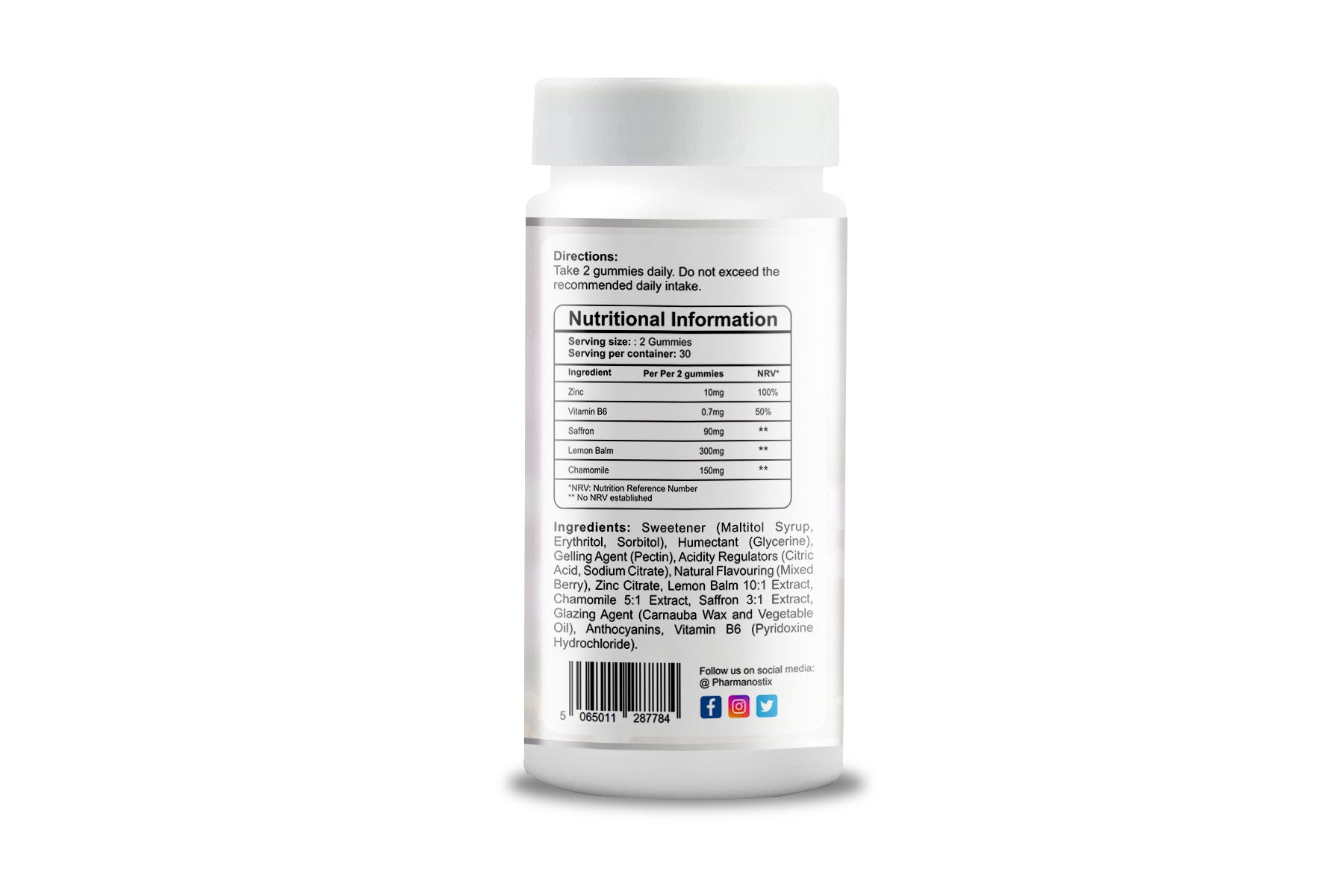Night Support Complex Vegan & Sugar-Free Gummies (60)