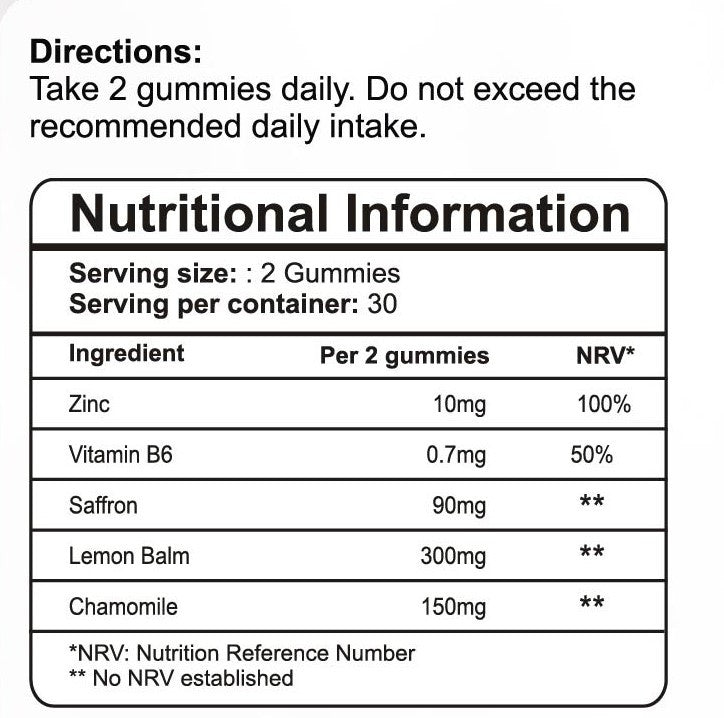 Night Support Complex Vegan & Sugar-Free Gummies (60)