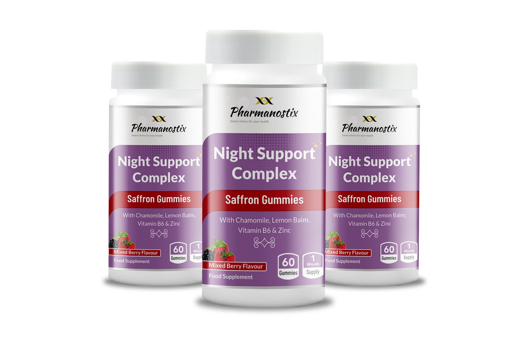 Night Support Complex Vegan & Sugar-Free Gummies (60)