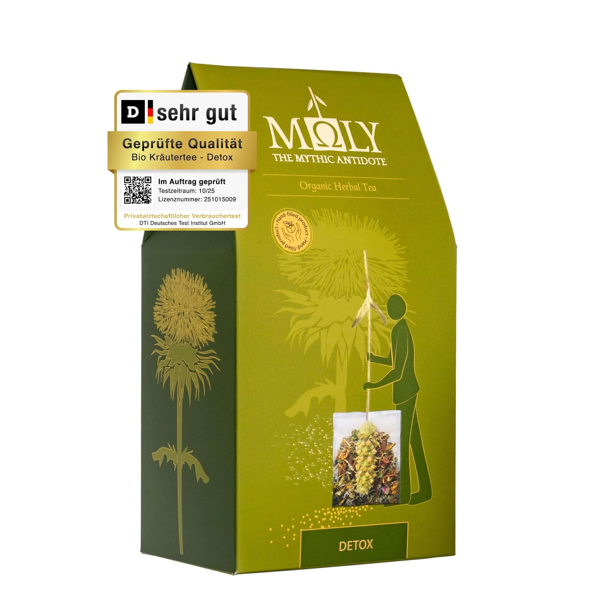 Detox Bio – Aromatische Bio-Kräuterteemischung | MOLY