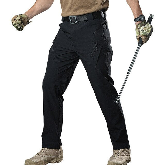 Tactical Pants Men Summer Quick Dry Multi-pockets Military Pants Lightweight Stretch Cargo Work Hike Pants Trousers 40