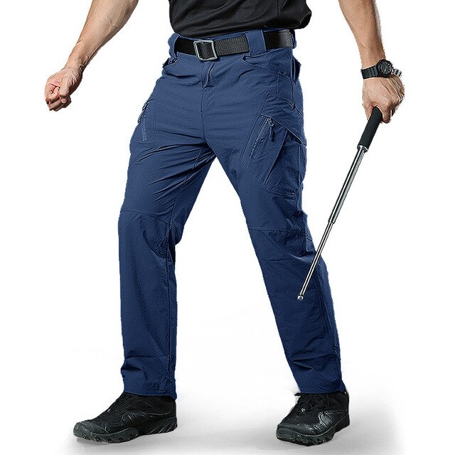 Tactical Pants Men Summer Quick Dry Multi-pockets Military Pants Lightweight Stretch Cargo Work Hike Pants Trousers 40