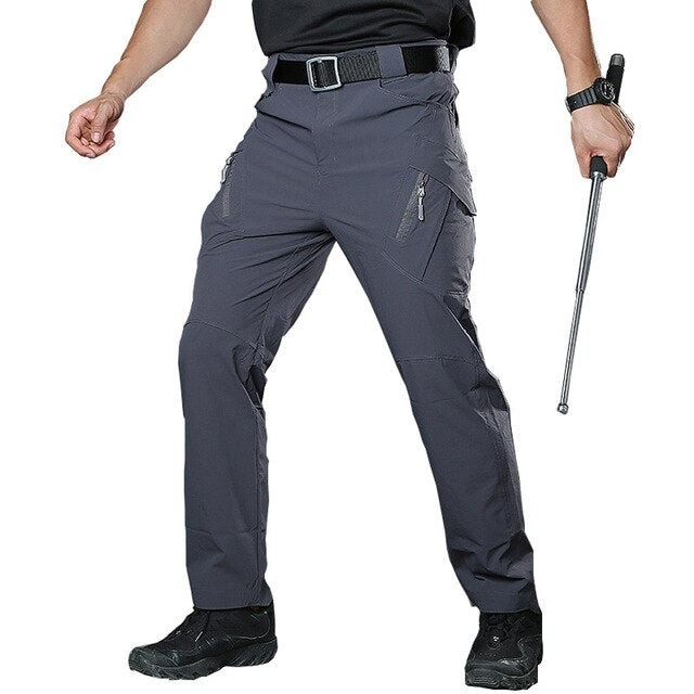 Tactical Pants Men Summer Quick Dry Multi-pockets Military Pants Lightweight Stretch Cargo Work Hike Pants Trousers 40